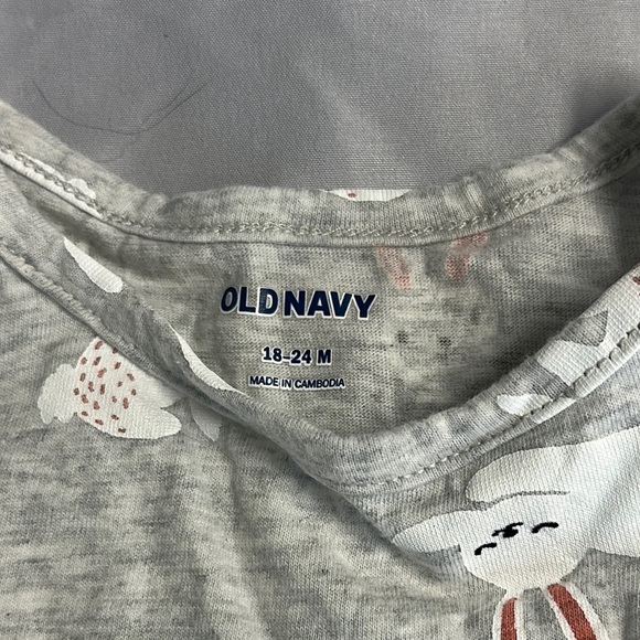 Old Navy - Light Gray Bunny Dress - Picture 2 of 3